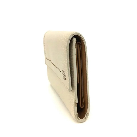 Authentic LOEWE Anagram Leather Trifold Wallet GUC - Picture 2 of 9
